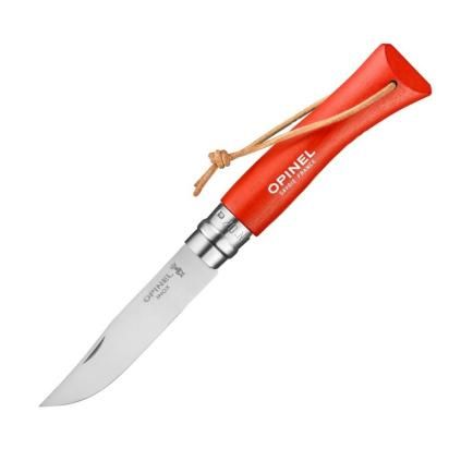 232489 kapesni nuz n 07 bushwacker 8 cm oranzova habrove drevo opinel