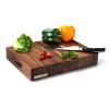 Дъска за рязане LOG, 39,5 x 30 x 6 см, кафяв, акациево дърво, Continenta