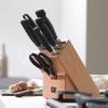 Комплект ножове с блок FOUR STAR, 8 бр., със заточващ прът и ножица, Zwilling