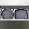 Тиган с незалепващо покритие TITANIUM NOWO 28 x 28 cм, с подвижна дръжка, WOLL