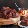Форма за кекс GEO BUNDLETTE BUNDT, за 6 мини кекса, с различни форми, златиста, Nordic Ware