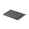 173258 2 servirovaci deska basalt 11 5 x 8 cm s drazkami cerna revol