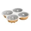 Форма за кекс QUARTET BUNDT, златиста, Nordic Ware