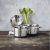 Тенджера за готвене 24 cm, 6,5 l, инокс, Eva Trio