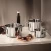 Тенджера за готвене 24 cm, 6,5 l, инокс, Eva Trio
