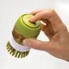 Четка за миене на съдове с дозатор за препарат за съдове PALM SCRUB, сива, Joseph Joseph