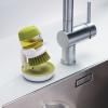 Четка за миене на съдове с дозатор за препарат за съдове PALM SCRUB, сива, Joseph Joseph