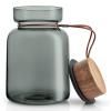 Кухненски буркан за съхранение от опушено стъкло Silhouette 1,5 l Eva Trio