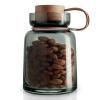 Кухненски буркан за съхранение от димно стъкло Silhouette 0,7 l Eva Trio