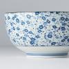 Купа за хранене BLUE DAISY 16 см, 800 мл, син, керамика, MIJ
