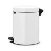 Кошче за отпадъци с педал NEWICON 5л, бяло, Brabantia