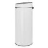 Кош за отпадъци с докосване TOUCH BIN NEW 30л, бял, Brabantia