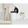 Кош за пране 60л, с пластмасов капак, бял, Brabantia