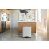 Кошче за отпадъци с педал BO 60л, бяло, Brabantia