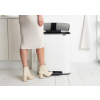 Кошче за отпадъци с педал BO 60л, бяло, Brabantia