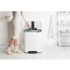 Кошче за отпадъци с педал BO 60л, бяло, Brabantia