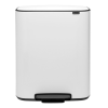 Кошче за отпадъци с педал BO 60л, бяло, Brabantia