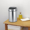 Кош за отпадъци с докосване TOUCH BIN 3л, устойчив на пръстови отпечатъци, матова стомана, Brabantia