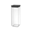 Контейнер за съхранение на храна TASTY PLUS, 2,5 л, тъмносив, пластмаса, Brabantia