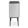 Кош за отпадъци с докосване BO 3 x 11л, матова стомана, Brabantia