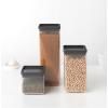 Контейнер за съхранение на храна TASTY PLUS, 1.6 л, тъмносив, пластмаса, Brabantia