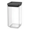 Контейнер за съхранение на храна TASTY PLUS, 1.6 л, тъмносив, пластмаса, Brabantia