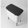 Кош за отпадъци с докосване BO 3 x 11л, бял, Brabantia