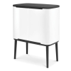 Кош за отпадъци с докосване BO 3 x 11л, бял, Brabantia