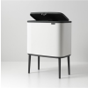 Кош за отпадъци с докосване BO 3 x 11л, бял, Brabantia