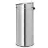 Кош за отпадъци с докосване TOUCH BIN NEW 30 l, устойчива на отпечатъци, матирана стомана, Brabantia