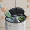 Кош за отпадъци с докосване TOUCH BIN NEW 10 + 23л, устойчив на пръстови отпечатъци, матова стомана, Brabantia