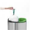 Кош за отпадъци с докосване TOUCH BIN NEW 10 + 23л, устойчив на пръстови отпечатъци, матова стомана, Brabantia