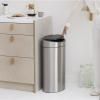 Кош за отпадъци с докосване TOUCH BIN NEW 10 + 23л, устойчив на пръстови отпечатъци, матова стомана, Brabantia