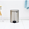 Кошче за отпадъци с педал NEWICON 5л, матова стомана, Brabantia