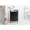 Кош за отпадъци с докосване BO HI 2 x 30л, черен, Brabantia