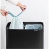 Кош за отпадъци с докосване BO HI 2 x 30л, черен, Brabantia