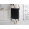 Кош за отпадъци с докосване BO HI 2 x 30л, черен, Brabantia