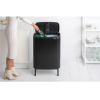 Кош за отпадъци с докосване BO HI 2 x 30л, черен, Brabantia
