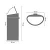 Кошче за отпадъци с докосване TOUCH BIN NEW 40 l, устойчива на отпечатъци, матирана стомана, Brabantia