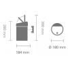 Кош за отпадъци с докосване TOUCH BIN 3л, платина, Brabantia