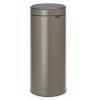 Кош за отпадъци с докосване TOUCH BIN NEW 30л, платина, Brabantia