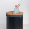 Кош за пране 60л, с корков капак, черен, Brabantia