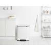 Кошче за отпадъци с педал BO 2 x 30л, бяло, Brabantia