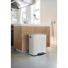 Кошче за отпадъци с педал BO 2 x 30л, бяло, Brabantia