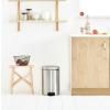 Кошче за отпадъци с педал NEWICON 20л, матова стомана, Brabantia