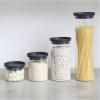 Кухненски буркан за съхранение 1,1л, със сив капак, стъкло, Brabantia