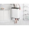 Кош за отпадъци с докосване BO HI 2 x 30л, бял, Brabantia