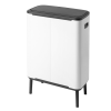 Кош за отпадъци с докосване BO HI 2 x 30л, бял, Brabantia