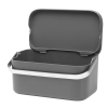 Кошче за хранителни отпадъци 1,8л, сиво, Brabantia