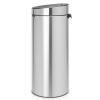 Кош за отпадъци с докосване TOUCH BIN NEW 30л, матова стомана, Brabantia